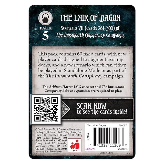 Foto 2 de 5 de Fantasy Flight Games , Arkham Horror The Card Game: Mythos Pack