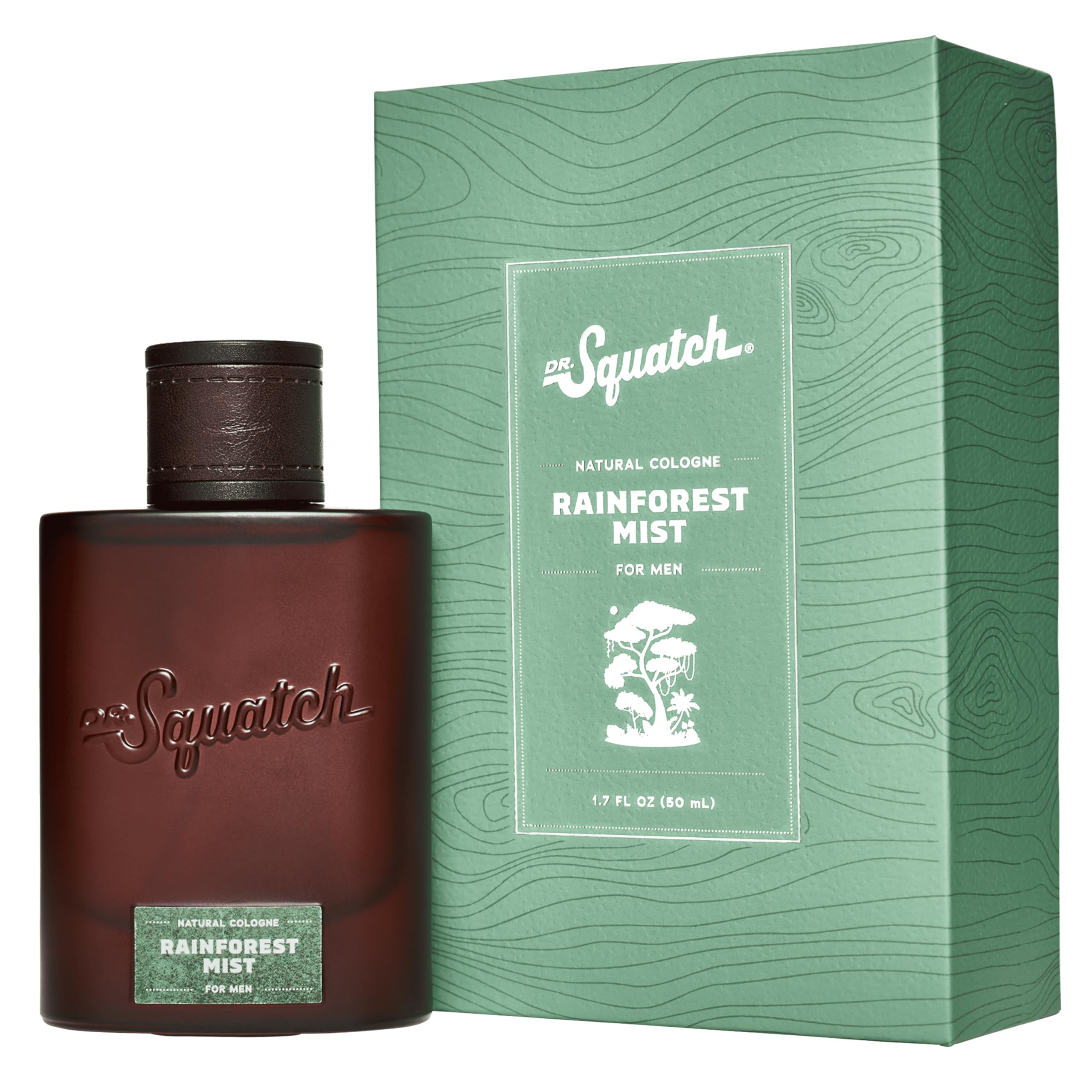 Dr Squatch Natural Cologne for Men - Scent-Lock Technology and Sustainably-Sourced Ingredients - Rainforest Mist Cologne 1 7