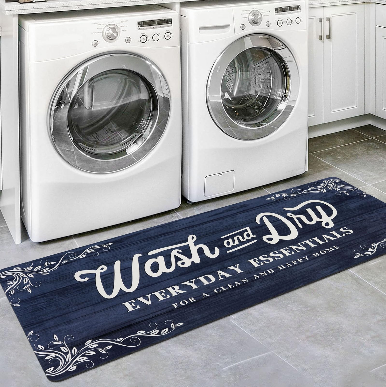 Amazon.com: Lansny Laundry Room Rug Runner 20