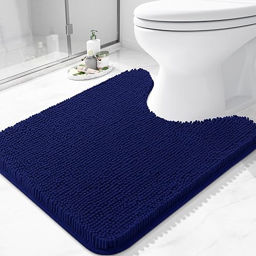 Miniatura 35 de Arotive Alfombras de Baño 30x20, Alfombras de Baño de Chenilla Shaggy Extra Suaves y Absorbentes, Lavables a Máquina con Respaldo de Goma