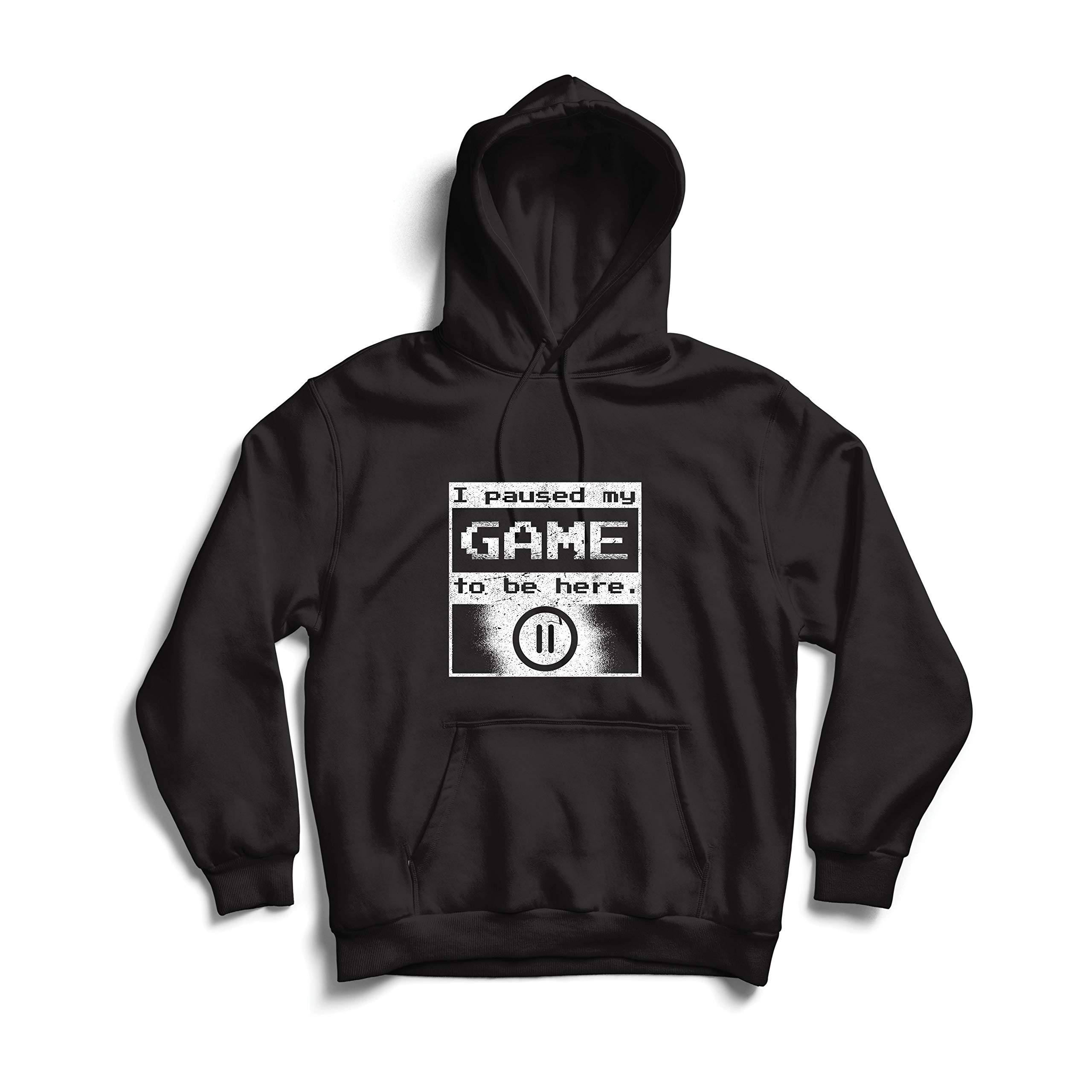 Felpa con Cappuccio Ho Messo in Pausa Il Mio Gioco per Essere Qui Camicia, Regalo Divertente Giocatore