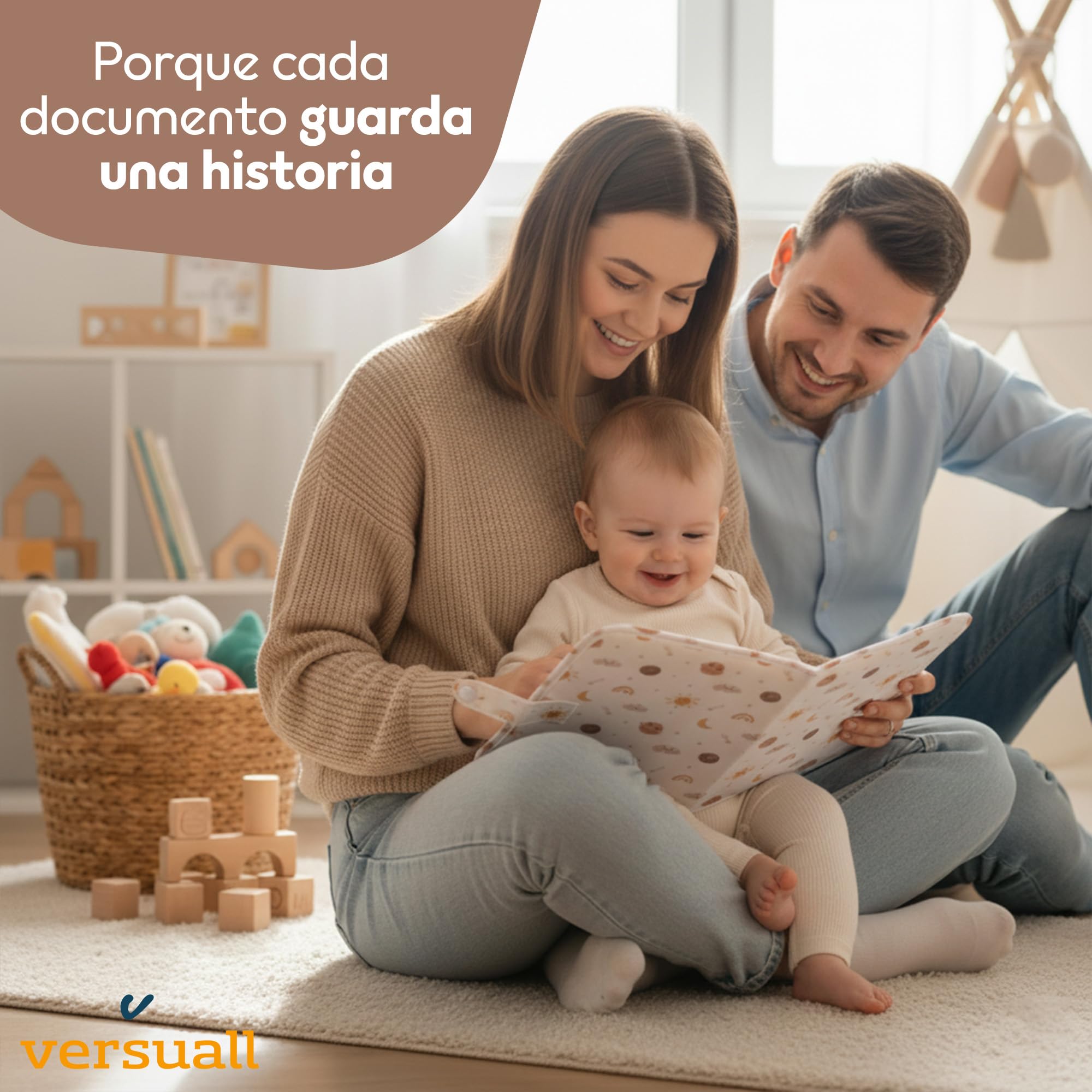Portadocumentos Bebé – Porta Documentos para Cartilla Sanitaria | Carpeta Embarazo con Bolsillos | Acolchado y Ligero | Ideal para Padres Primerizos y Regalo para Maternidad o Recién Nacido (Planetas) — view 7