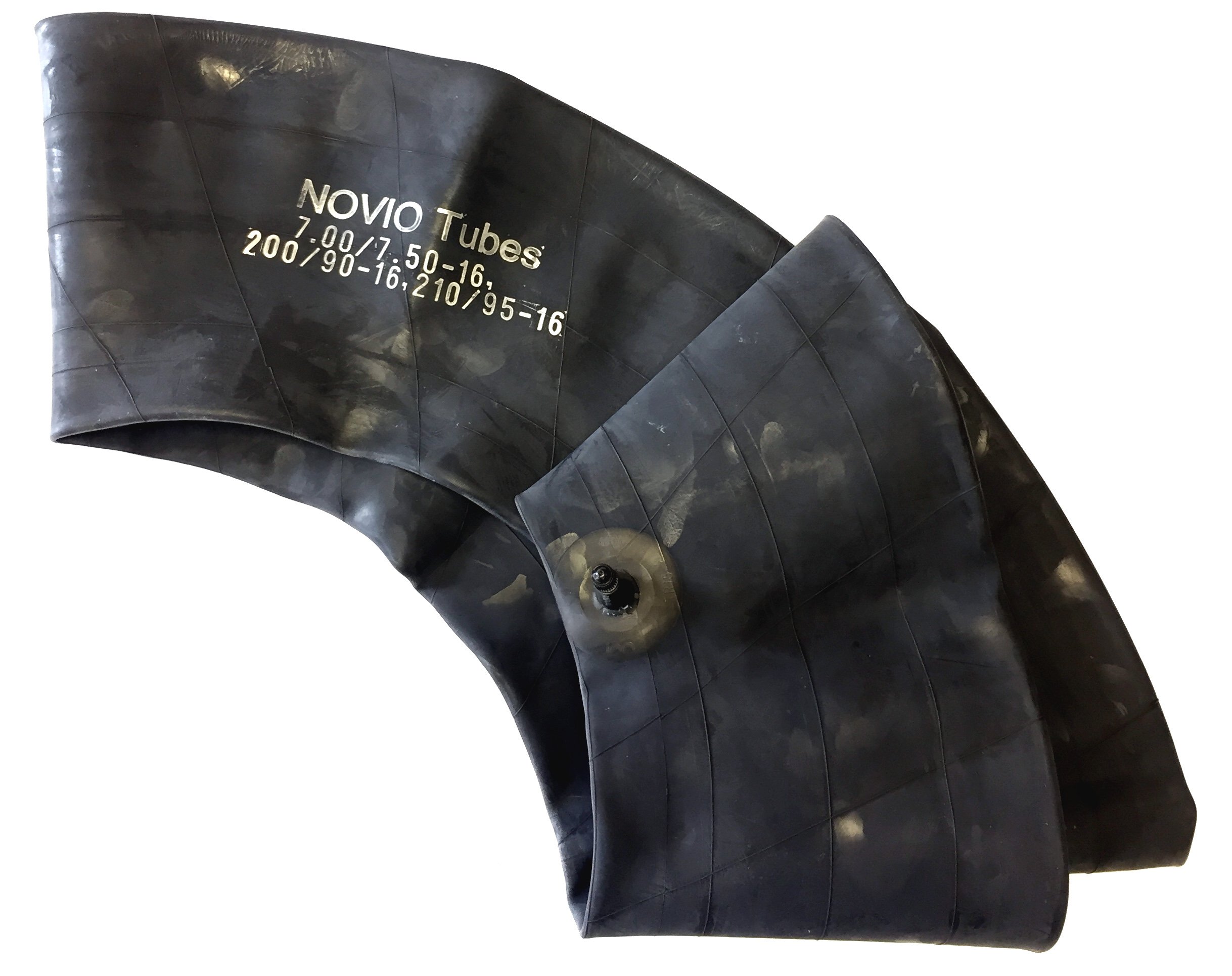 Novio Schlauch 7.00/7.50-16 + 200/90-16 + 210/90-16 mit Ventil gerade TR 15, für Baumaschinen, LKW-Reifen Anhänger, Traktor, Schlepper, Trecker, AS, TOP Luftschlauch in Erstausrüster-Qualität