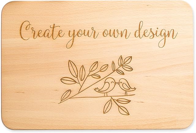 Personalised Engraved Cutting Board, Create Custom Gift, Wooden Chopping Board, Housewarming, Wedding Gift, Gift for Couple