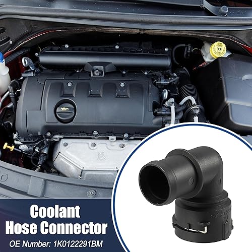 Miniatura 2 de ACROPIX Conector de manguera de refrigerante para Audi A3 2.0L AT Quattro Base Hatchback - Paquete de 1 negro