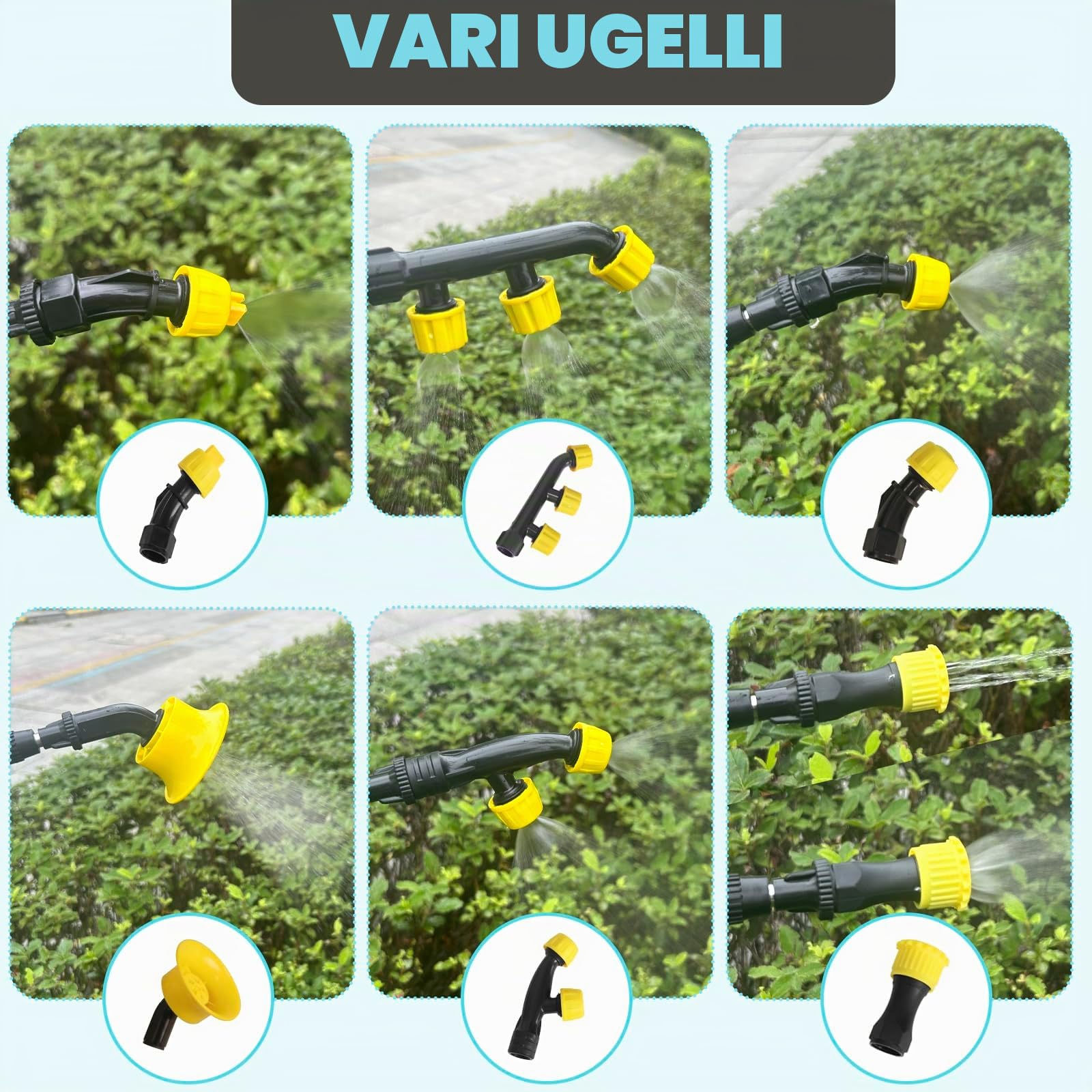 Pompa Irroratrice a Batteria 16L Irroratrice a Batteria Pompa Elettrica Nebulizzatore a Zaino Spruzzatore da Giardino Elettrico 12V 2600 mAh 5.5 Bar Velocità Regolabile
