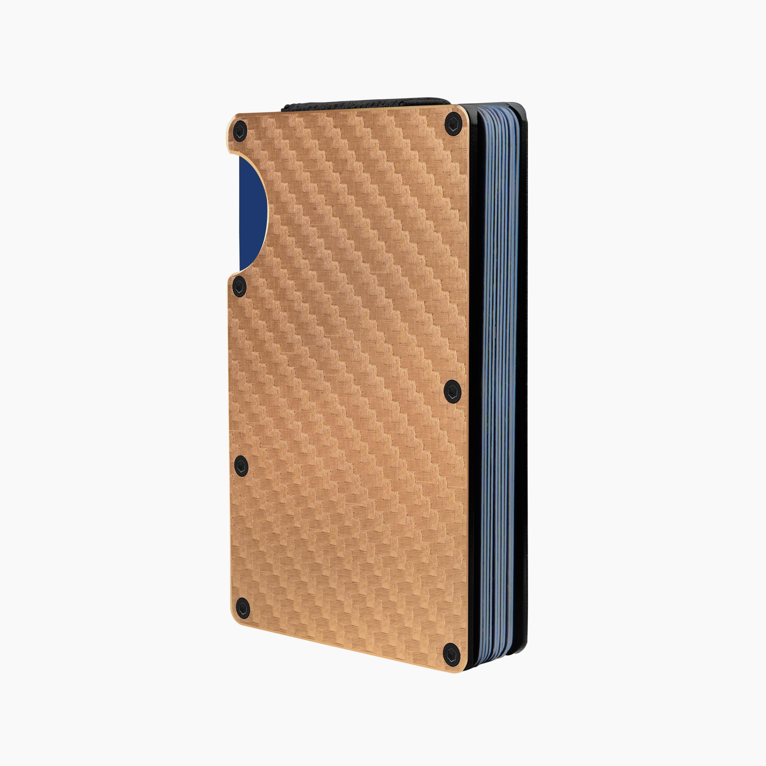 The Wallet Store Clip & Carry Metal Card Holder (Gold)