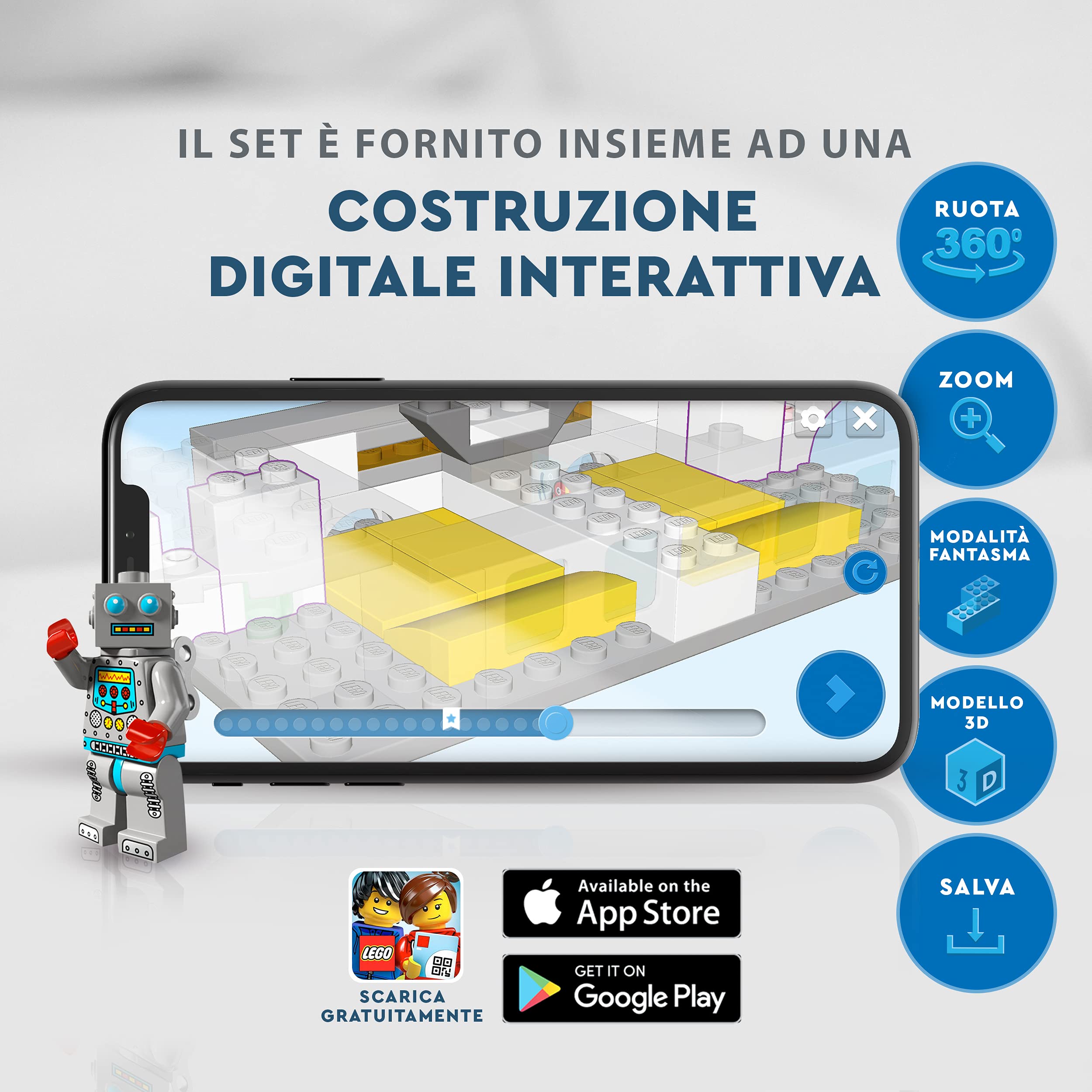 LEGO Marvel Personaggio di Iron Man, Giocattoli Super Heroes per Bambini, dal Film Avengers: Age Of Ultron della Saga dell'Infinito, Idee Regalo 76206