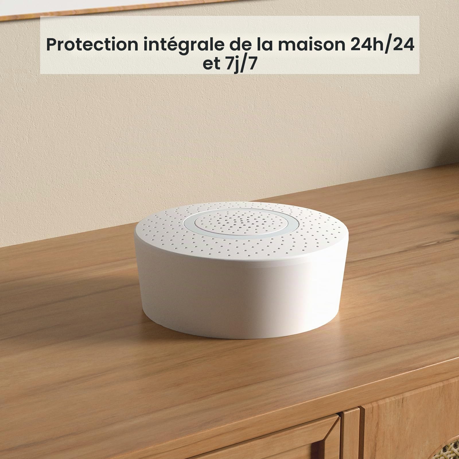 Sirène stroboscopique d'intérieur - Alarme 120 DB - Compatible avec Le système d'alarme AGSHOME