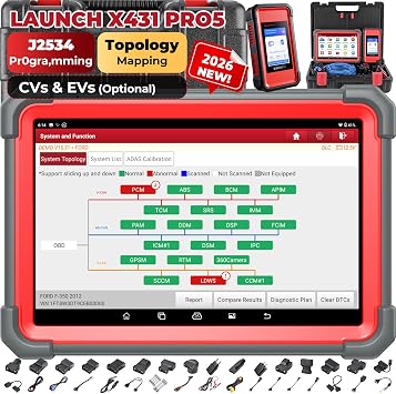 Launch X431 Scanner PRO5 J2534 Pr0gram ECU Coding, Topology, 60+ Reset 2026
