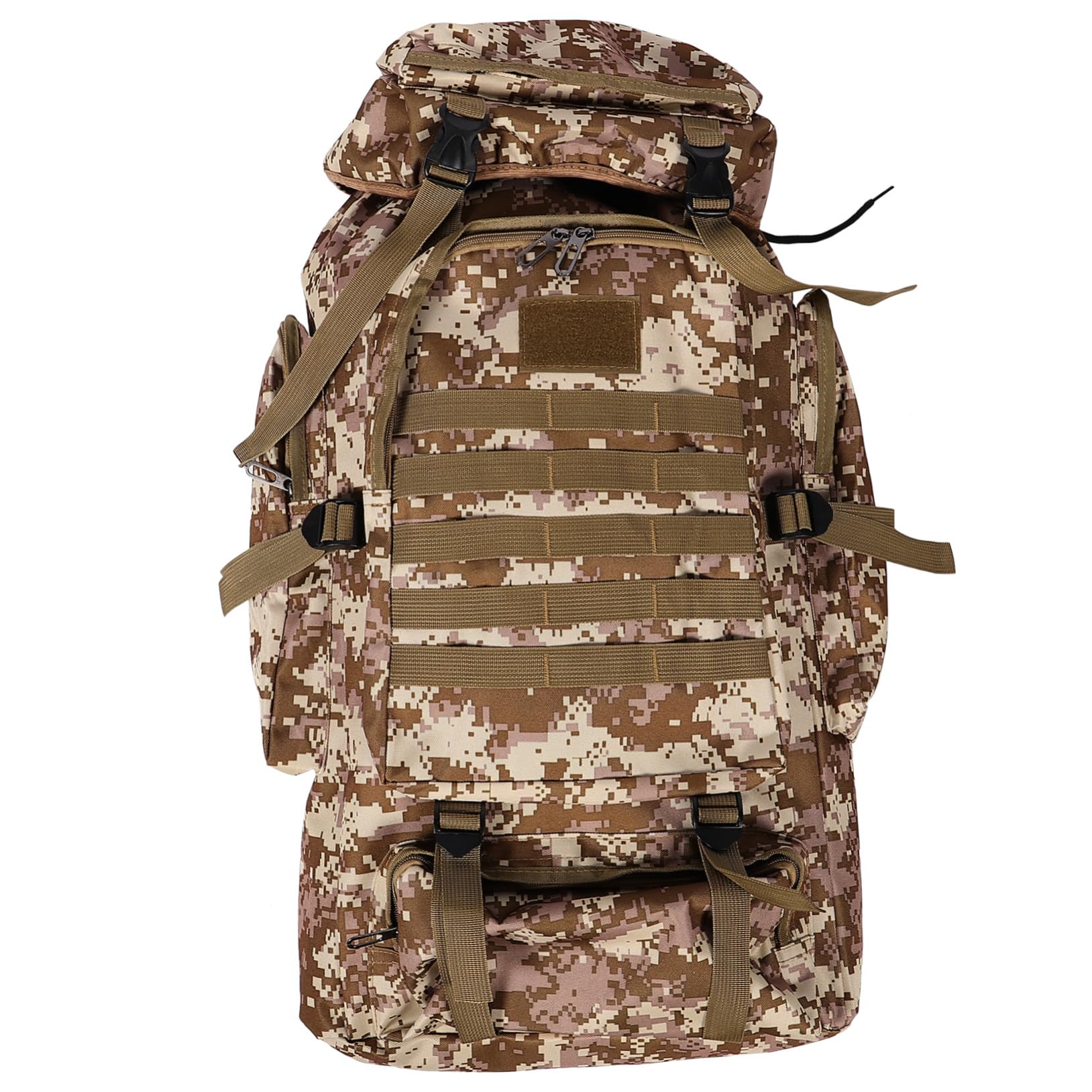 HANABASS Zaino da Trekking da Uomo Travel Backpack Waterproof Backpack Zaino da Trekking Leggero Resistente all'Acqua Zaino da Campeggio Portatile Borse da Trekking Panno Oxford Light Brown