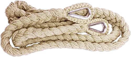 Miniatura 6 de NOVICA Hamaca doble hecha a mano de algodón tejida a mano en gris con borlas gruesas, ideal para acampar y relajarse al aire libre - 150 pulgadas de