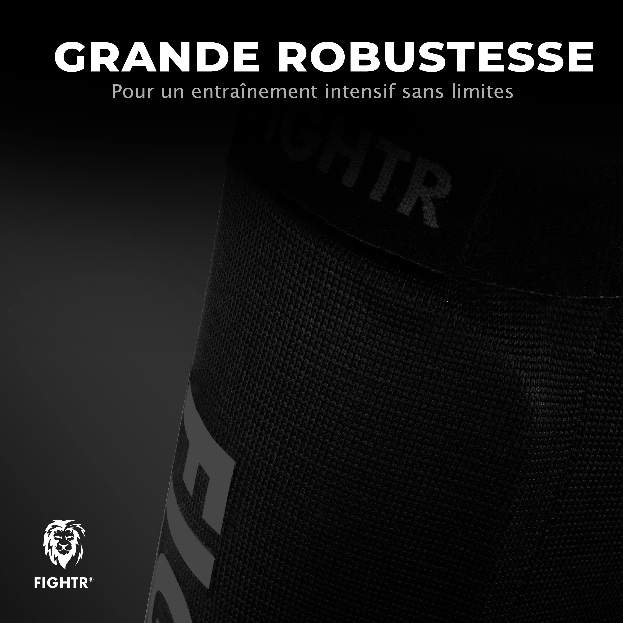 FIGHTR® Protège-Tibias - avec Une Assise Parfaite et Un Rembourrage idéal | Protège-Tibias pour Kicks en Kickboxing, MMA, Muay Thai et Autres Sports de Combat