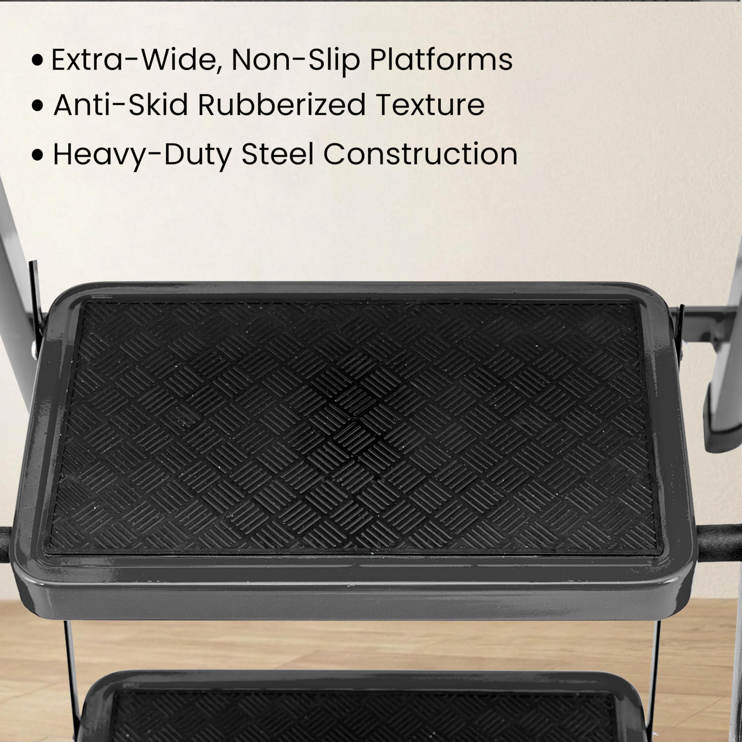 Casa Haus 4 Step Ladder - Heavy Duty & Foldable -4 Casa Haus 4 Step Ladder - Heavy Duty & Foldable -4