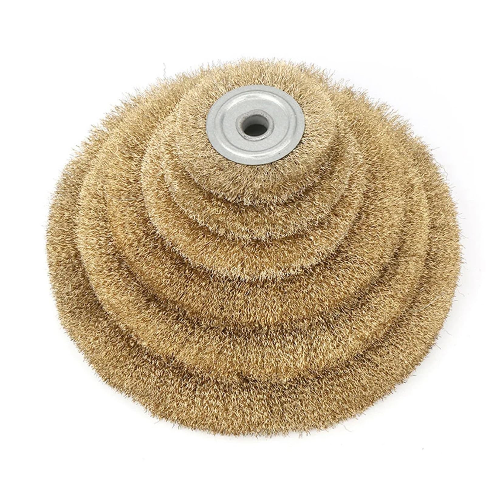 Spazzola circolare in filo d'acciaio piatto da 100-250 mm | Accessorio for smerigliatrice da banco for la sverniciatura, sbavatura e lucidatura delle superfici dei metalli(250x25mm)
