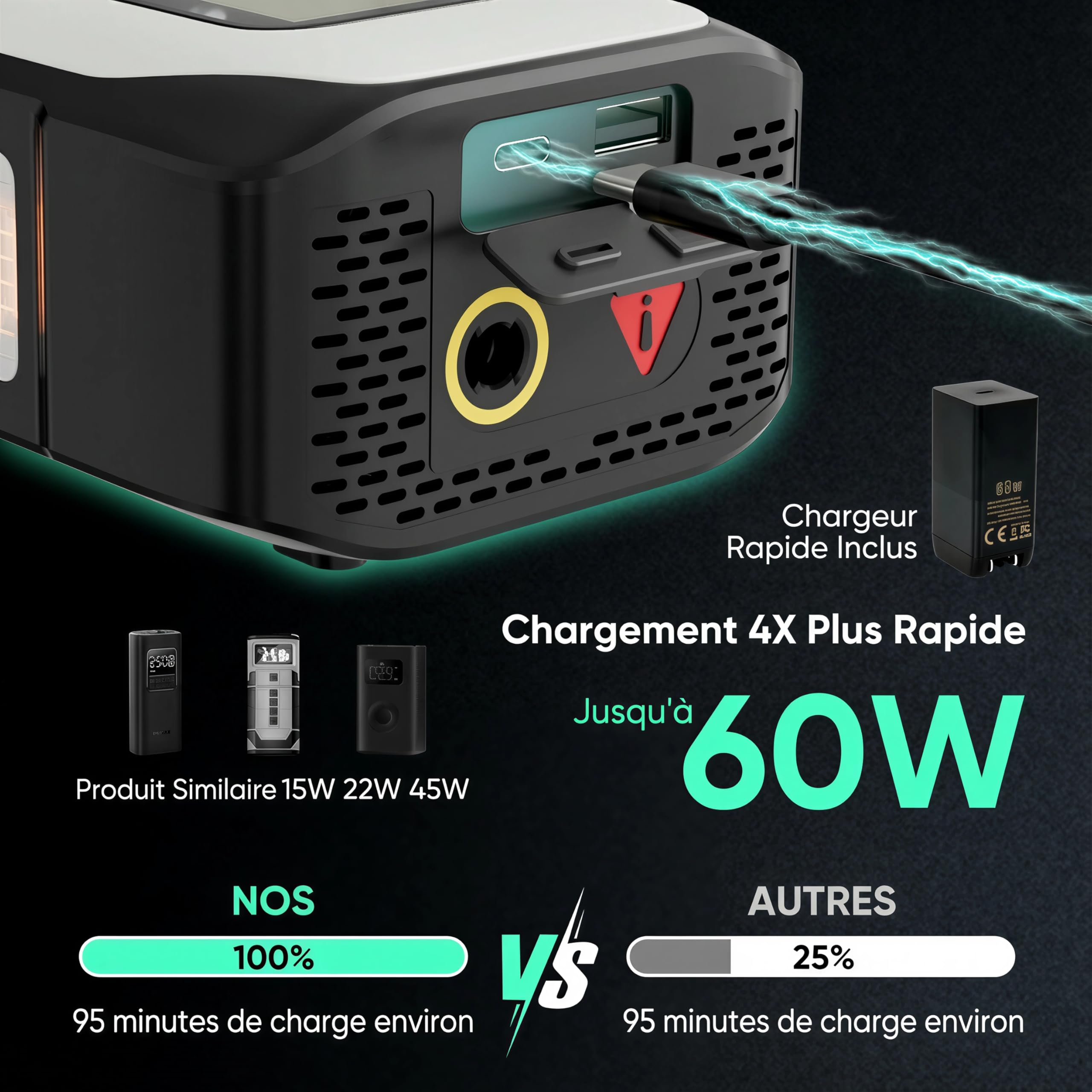 BY01 Inflador de neumáticos portátil compresor de aire para neumáticos grandes, bomba de aire inteligente con doble cilindro, Clourful Digital Sceen, Atuo Stop, 150PSI eléctrico 16000mAh inalámbrico