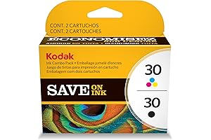 Kodak 30B/30C Combo Ink Cartridge - Black and Color