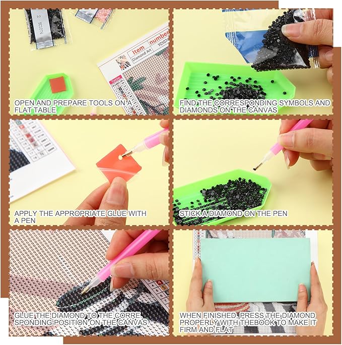 DIY Diamond Painting Kits for Home Aesthetic Decor ✨