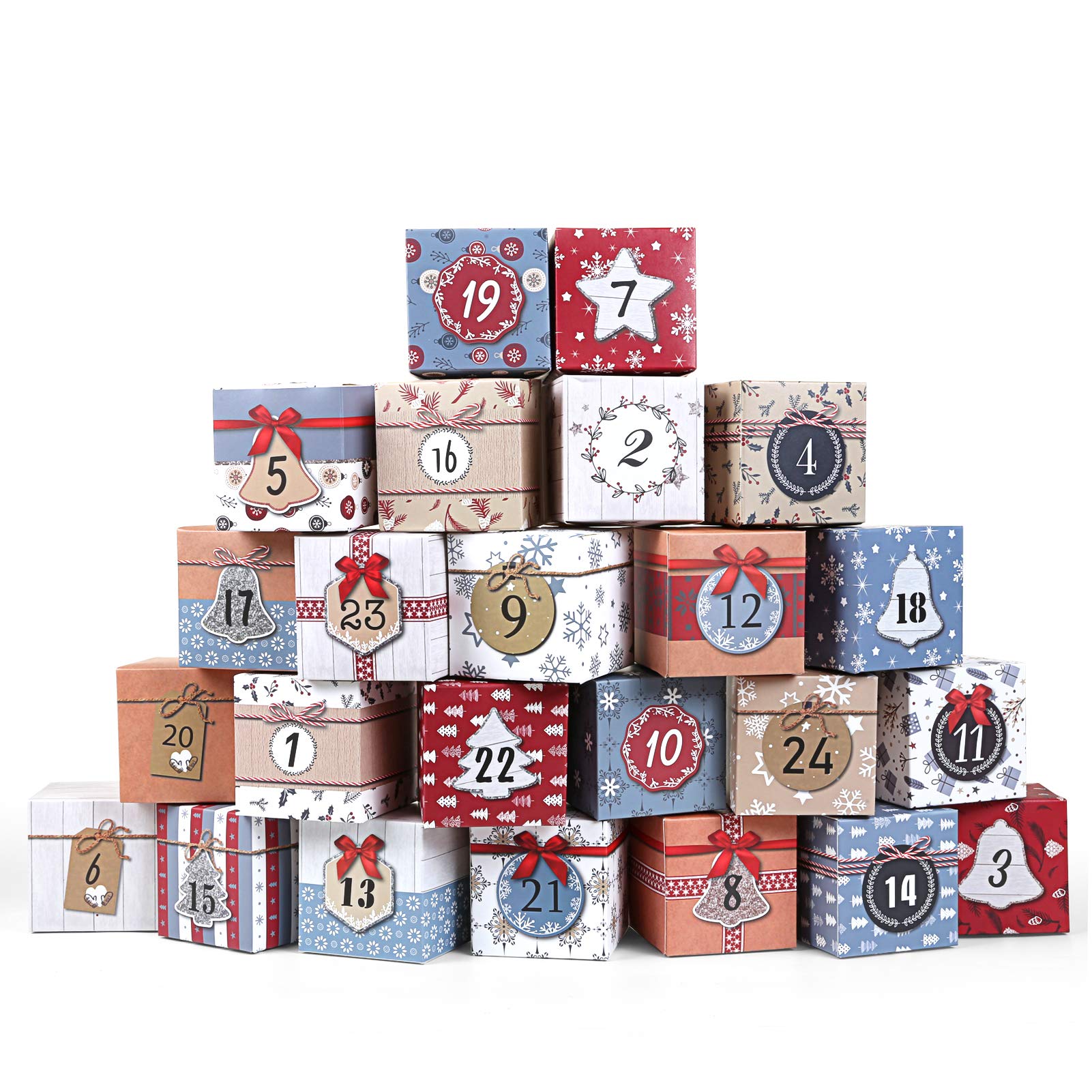 Christmas Advent Calendar Box 2022 24 Days Countdown To Christmas 