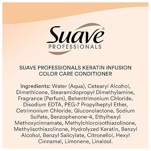 Miniatura 12 de Suave Professionals Color Care Conditioner, Keratin Infusion 28 oz