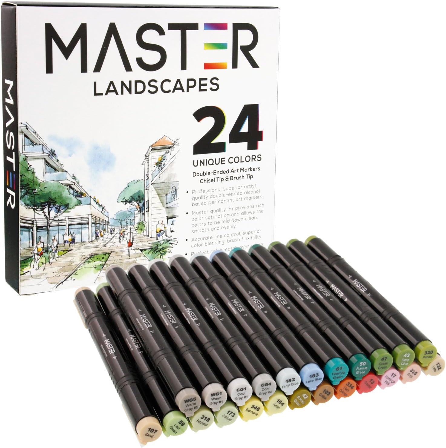 24 Color Landscape Tone Set