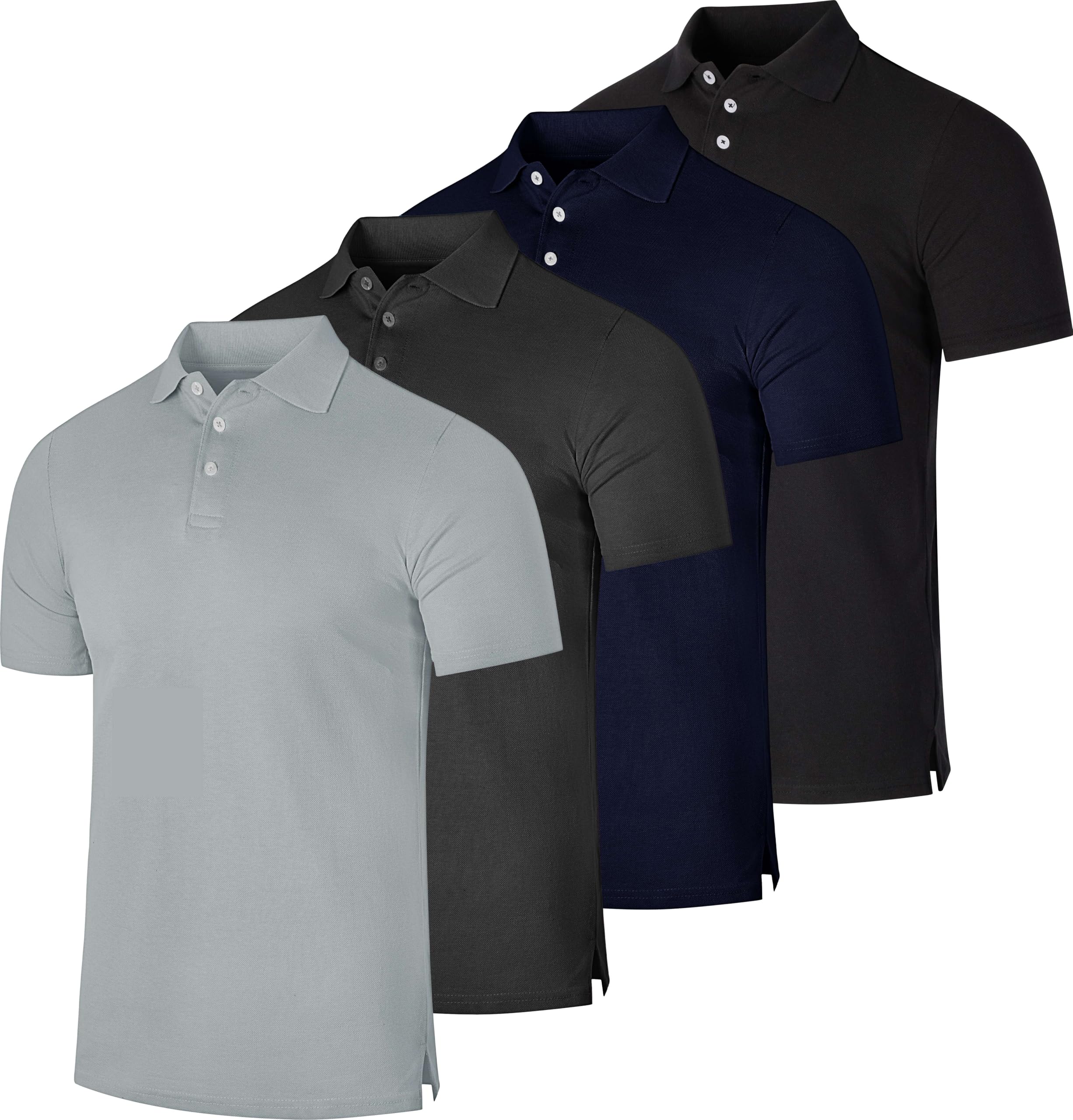 Real Essentials 4-Pack Polo