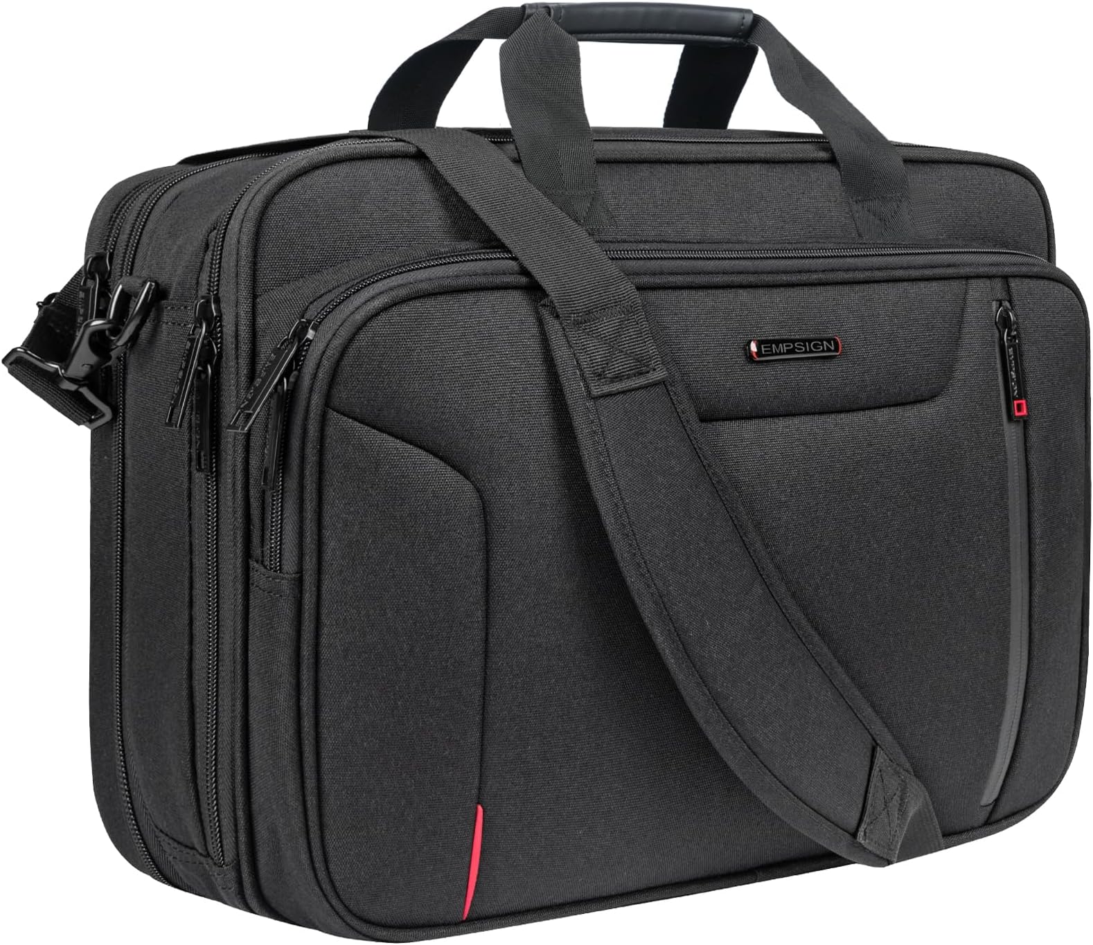 EMPSIGN Laptop Bag 17.3 inch Briefcase for Men Large Laptop Case Computer Bag Work Bag Messenger Bag for Business