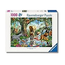 Ravensburger Puzzle 1000 Pezzi, Avventure nella Giungla – Puzzle Adulti +14 anni, 70 x 50 cm, Puzzle per Adulti, Collezione Animali, Idee Regalo