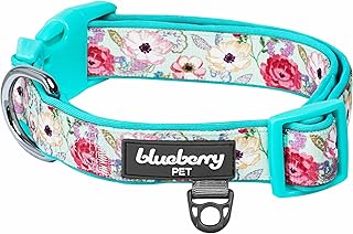 Blueberry Pet Flower Neoprene Adjustable