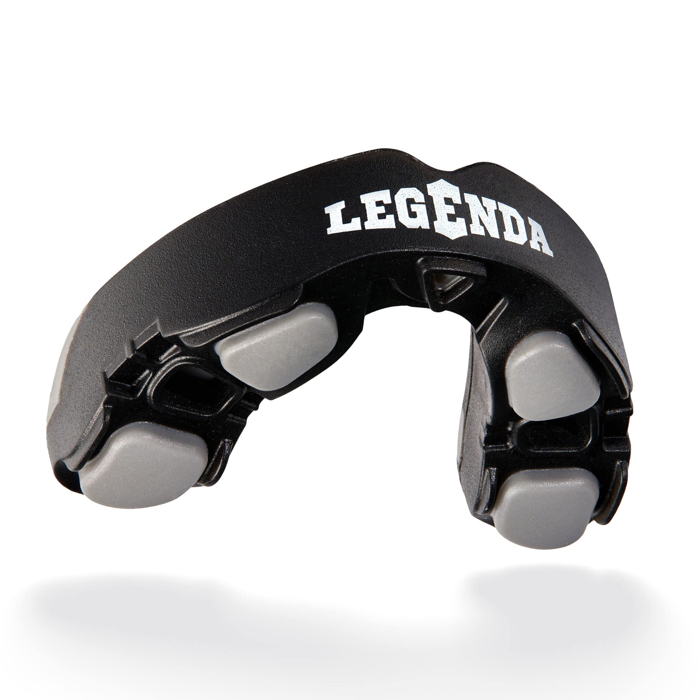Legenda Protector bucal deportivo con funda, protector bucal profesional para boxeo, muay thai, artes marciales mixtas, lucha libre, lacrosse y deportes de alto contacto, se adapta a adultos, jóvenes