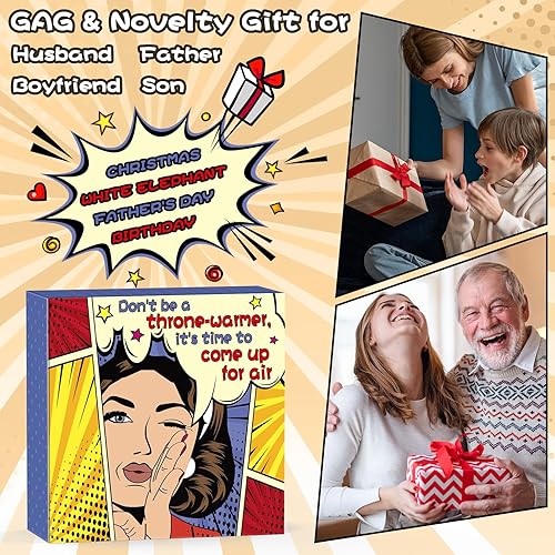 Miniatura 2 de Regalo para el día del padre de esposa, hijo, hija, temporizador Toliet, divertido regalo de broma para papá, hombres, marido, hermano que no quiere