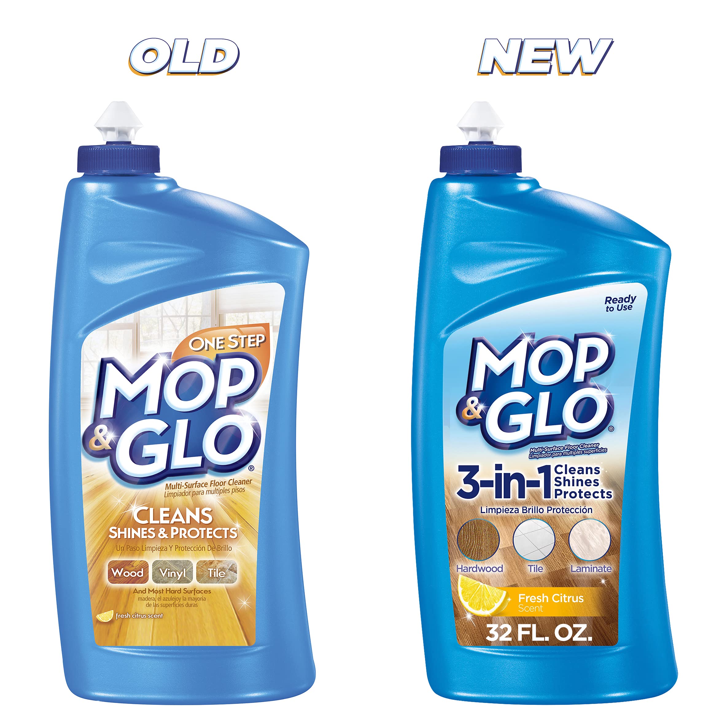 Mop & Glo - Multi-Surface Floor Cleaner 32 Ounce.(Pack of 3)