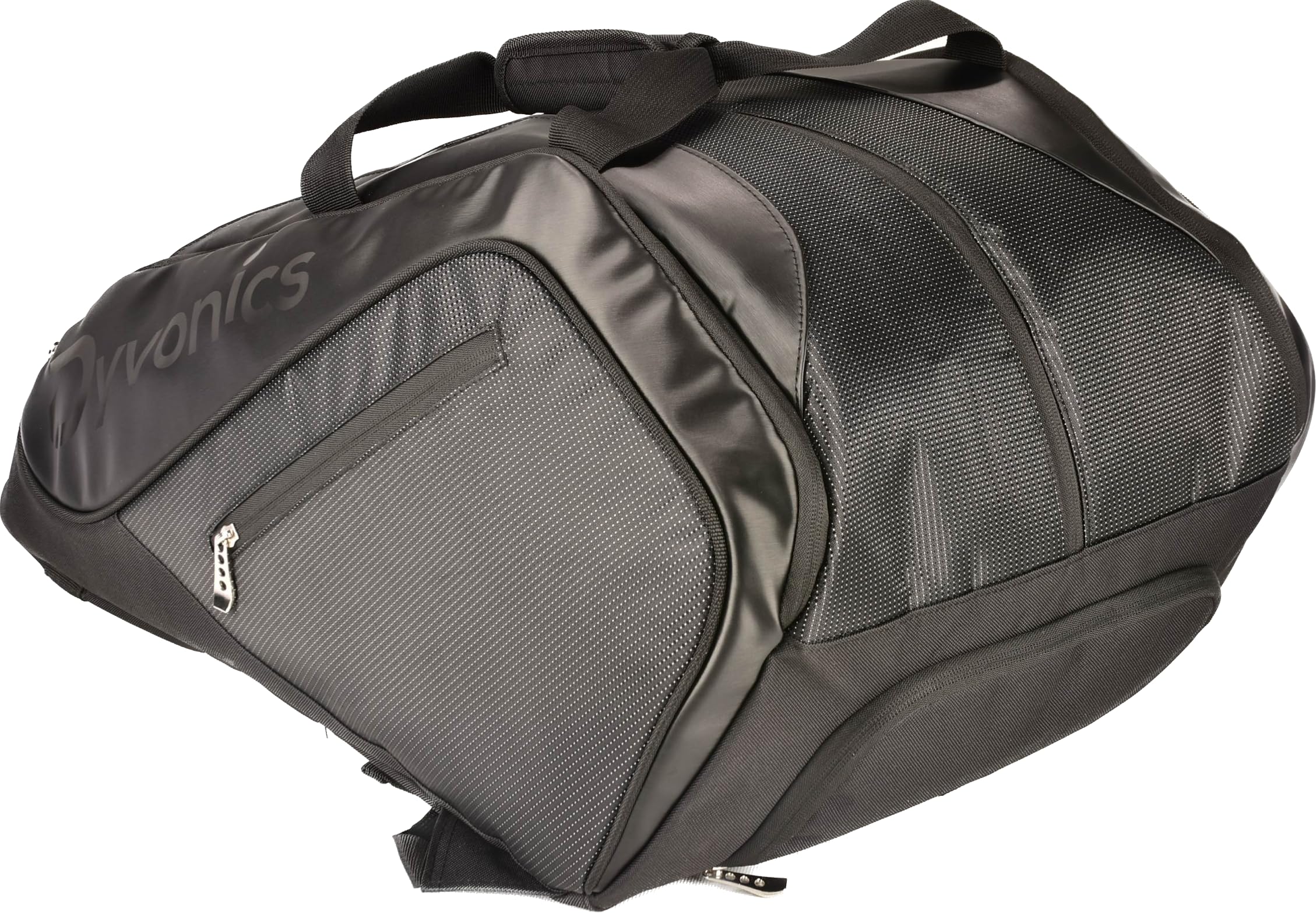 Dyvonics Padel Tasche 70L XL – extra große Sporttasche & Rucksack mit 7 Fächern, belüftetem Schuhfach, 2 Thermofächern & Raincover – für Schläger, Schuhe, Kleidung & Zubehör