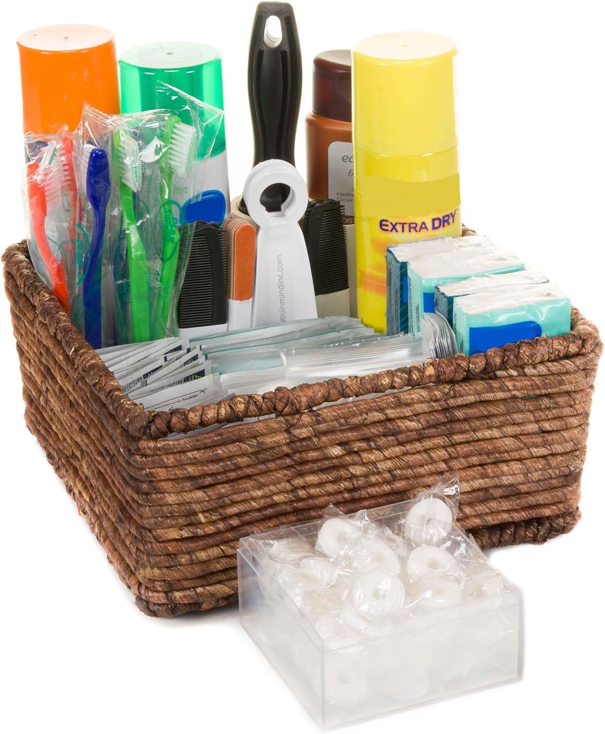 Amenity Basket for Restroom - Men - more than 50 guests (Brown Maize)