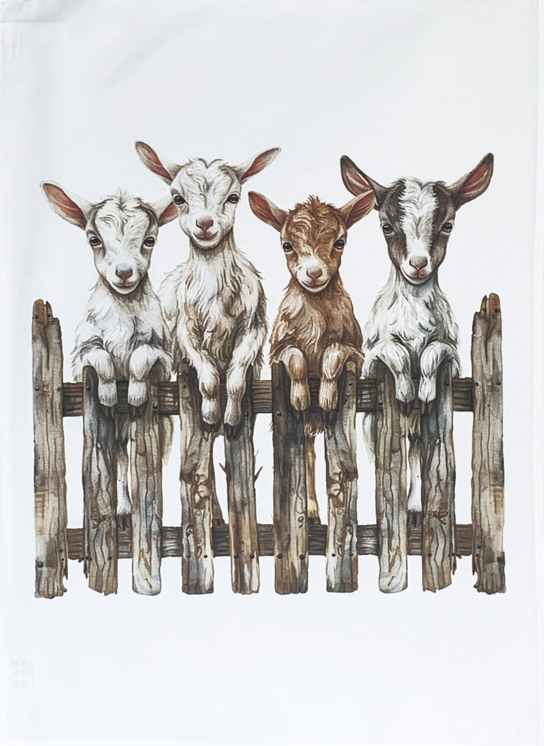 Half a Donkey You get my goat Large Cotton Tea Towel