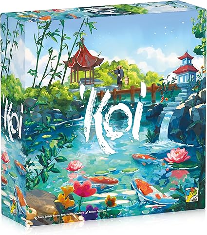 Koi - Gioco da Tavolo - Gioco Competitivo per Adulti e Bambini dai 10 Anni - 1-4 Giocatori - Durata 45min - Edizione Italiana
