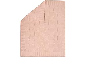 Pink Check Cozy Co Baby Blanket