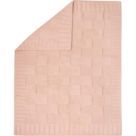 Pink Check Cozy Co Baby Blanket