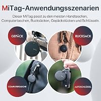 MiLi MiTag Kulcskereső Apple Hol van? Alkalmazáshoz - iOS Bluetooth Okos Nyomkövető Címke Táskákhoz, Bőröndökhöz, IP67 Vízálló, Cserélhető E 6