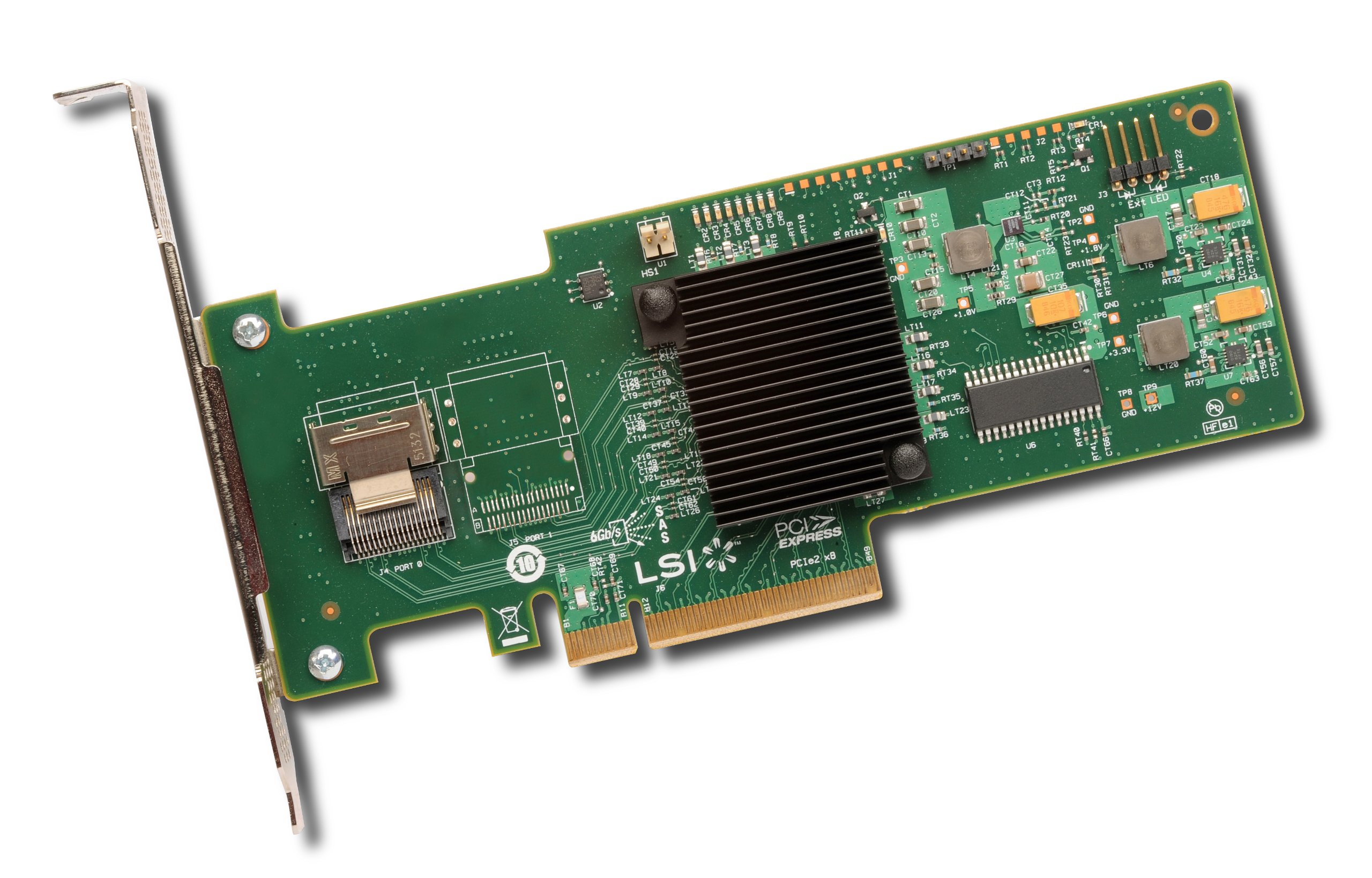 LSI MegaRAID SAS 9240-4i Carte SATA + SAS 6 Go/s à 4 Ports internes avec Interface hôte PCI-E 2.0 (Import Royaume Uni)
