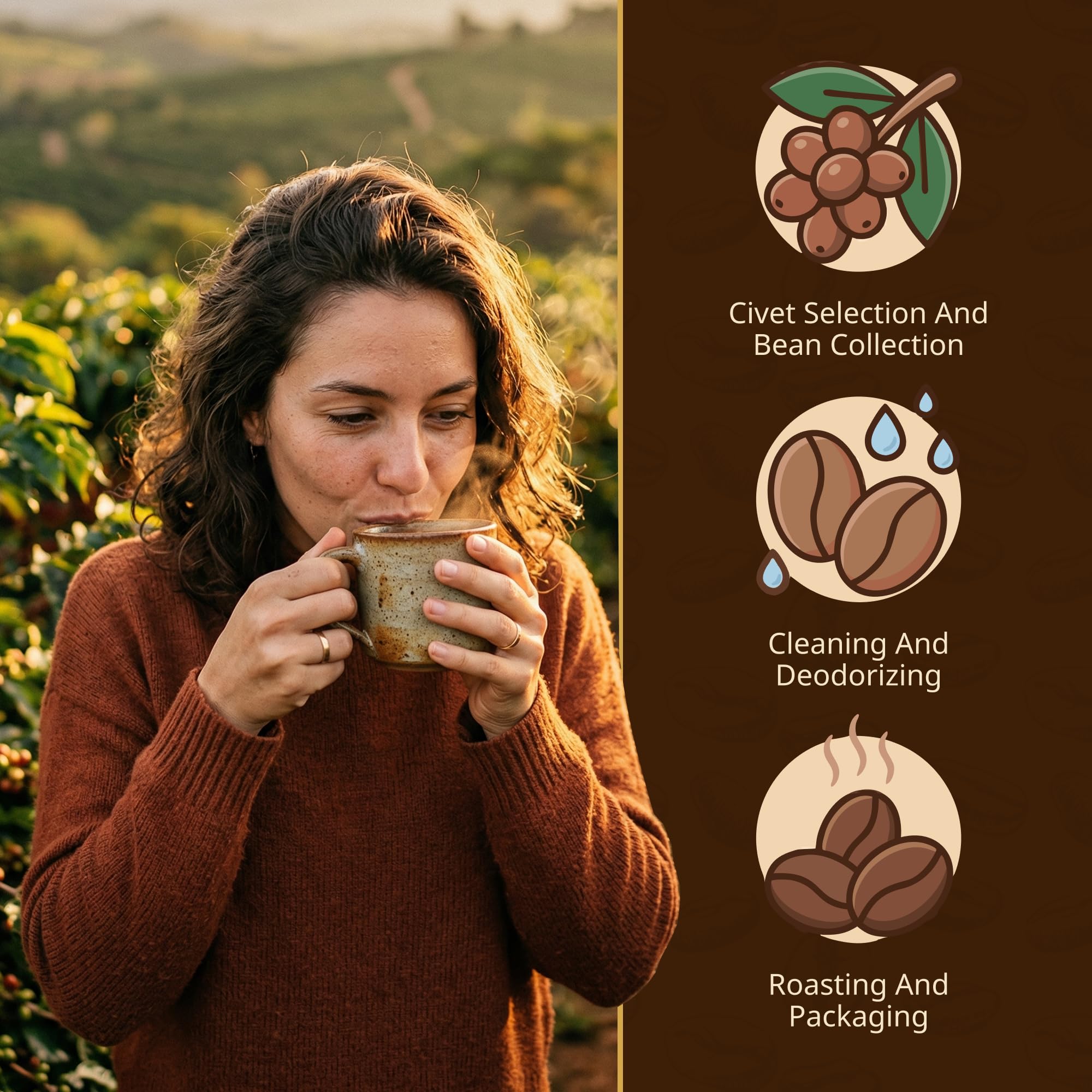 Amazon.com: Gate to Nature Wild Civet Arabica Coffee Whole Beans