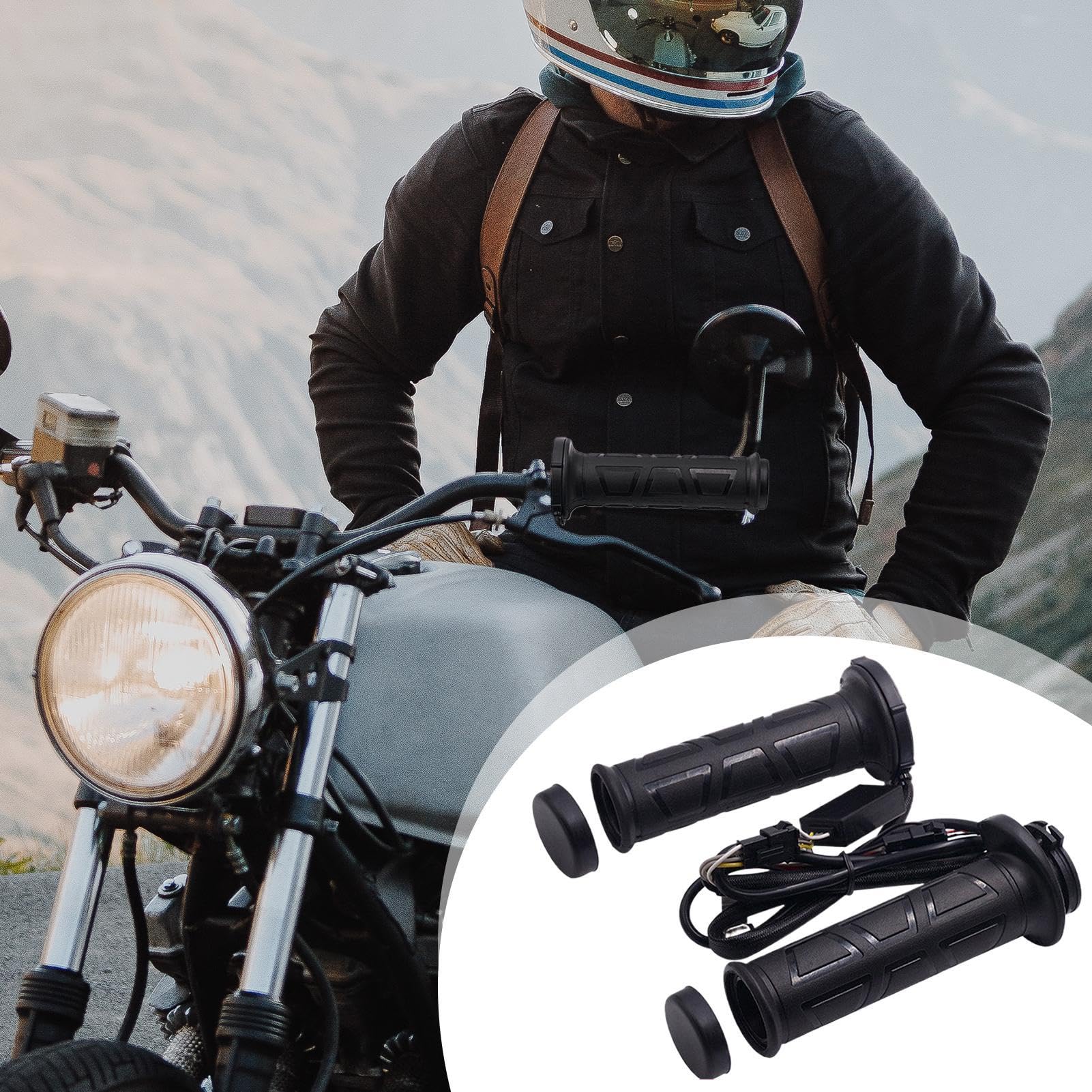 Verwarmde handgrepen motorfiets fiets verwarmde handgrepen overgrips Verwarmde handgrepen motorfiets fiets verwarmde handgrepen overgrips