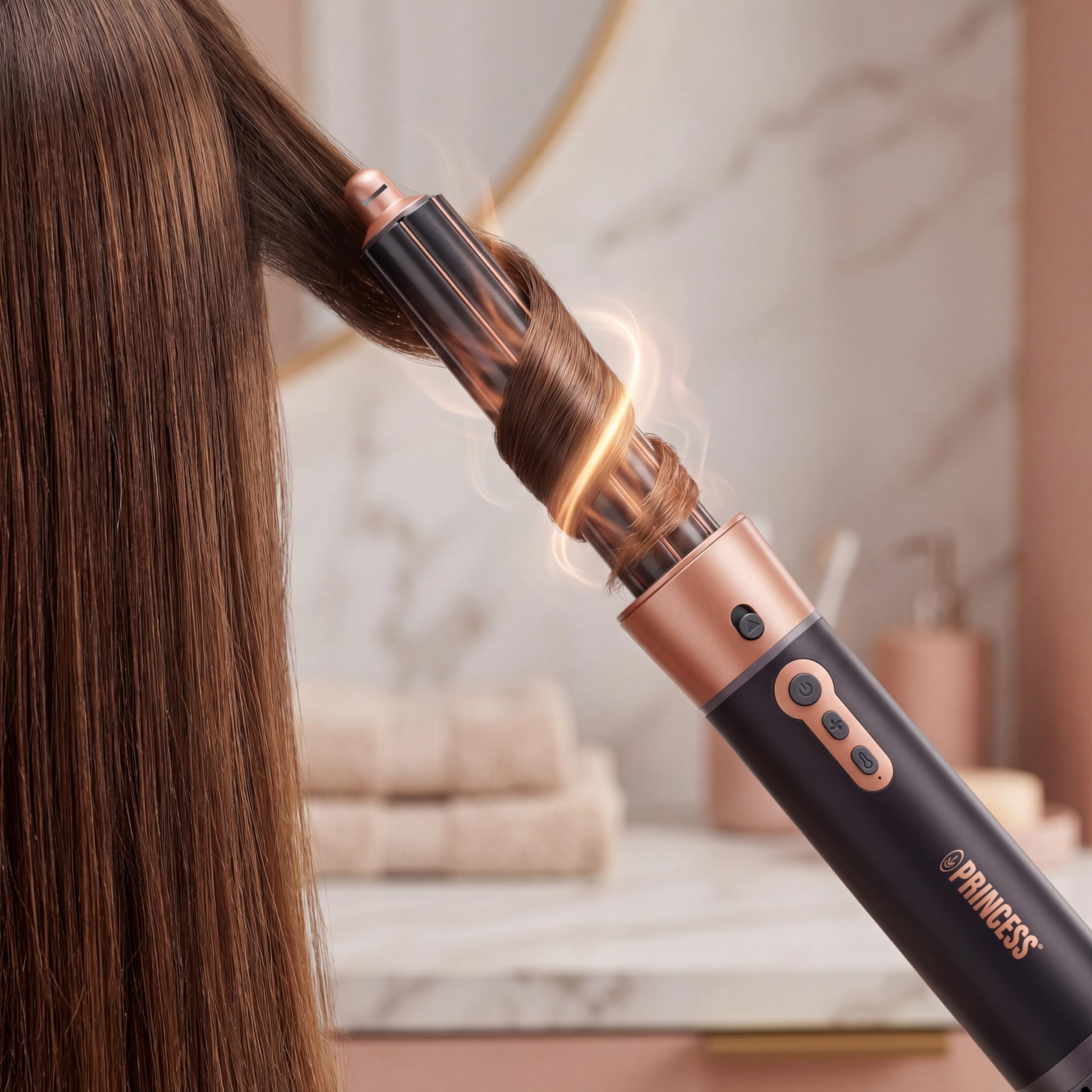 Princess Airstyler Plus, Herramienta de Peinado 6 en 1 con Motor DC, 1000 W
