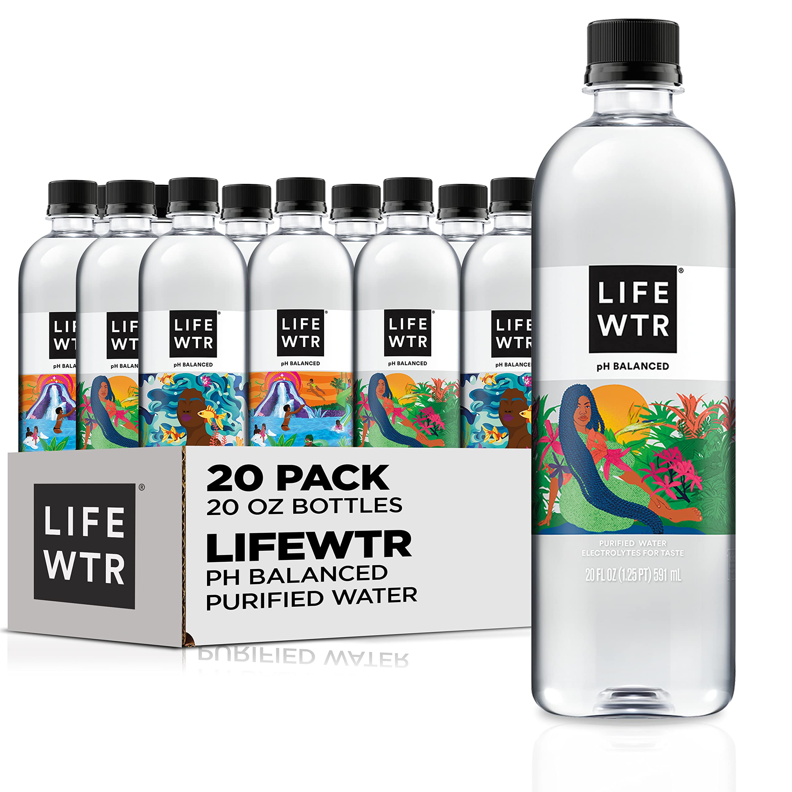 Buy LIFEWTR Premium Purified Water, pH Balanced with Electrolytes, 100