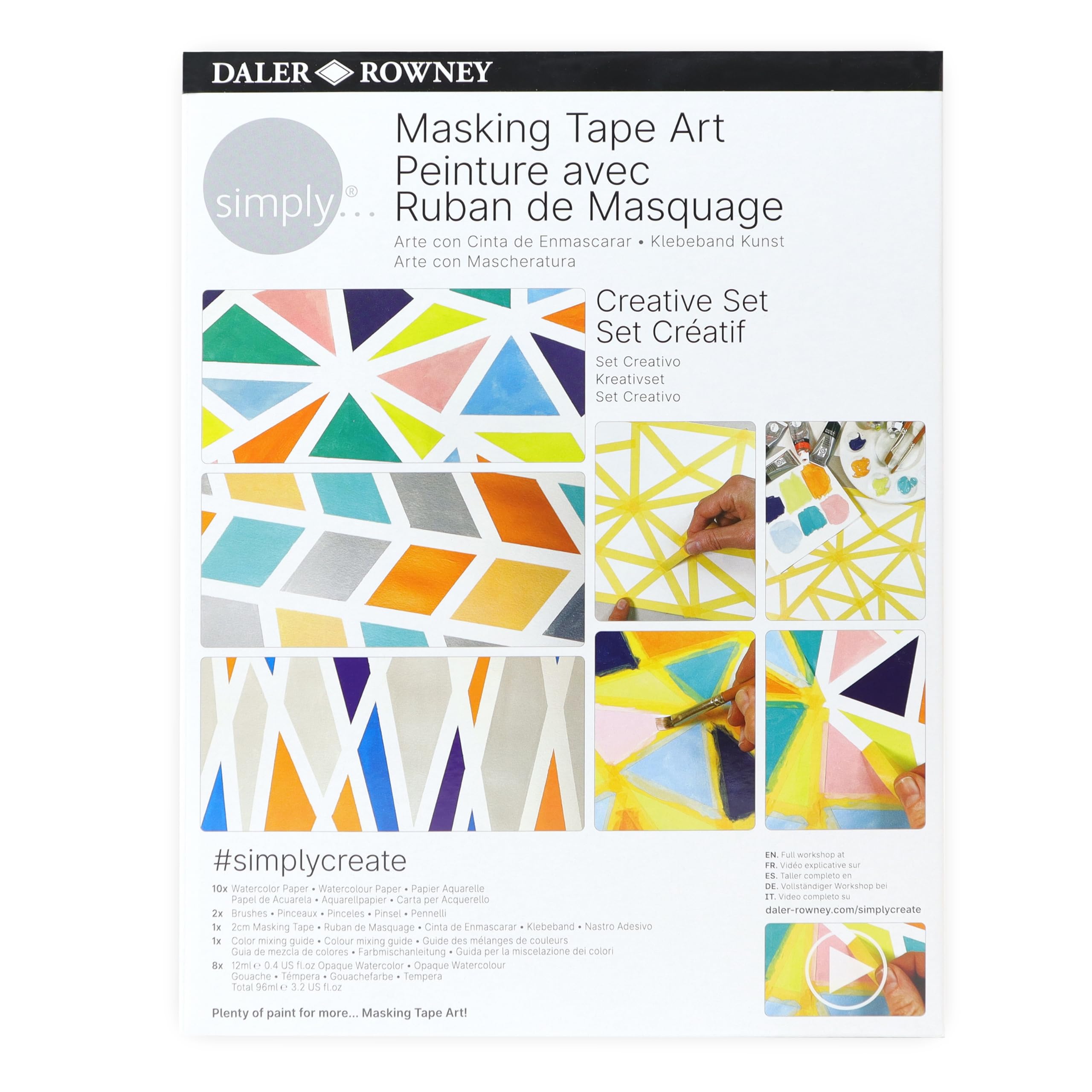 Peinture gouache Daler Rowney Simply pour vos ateliers créatifs