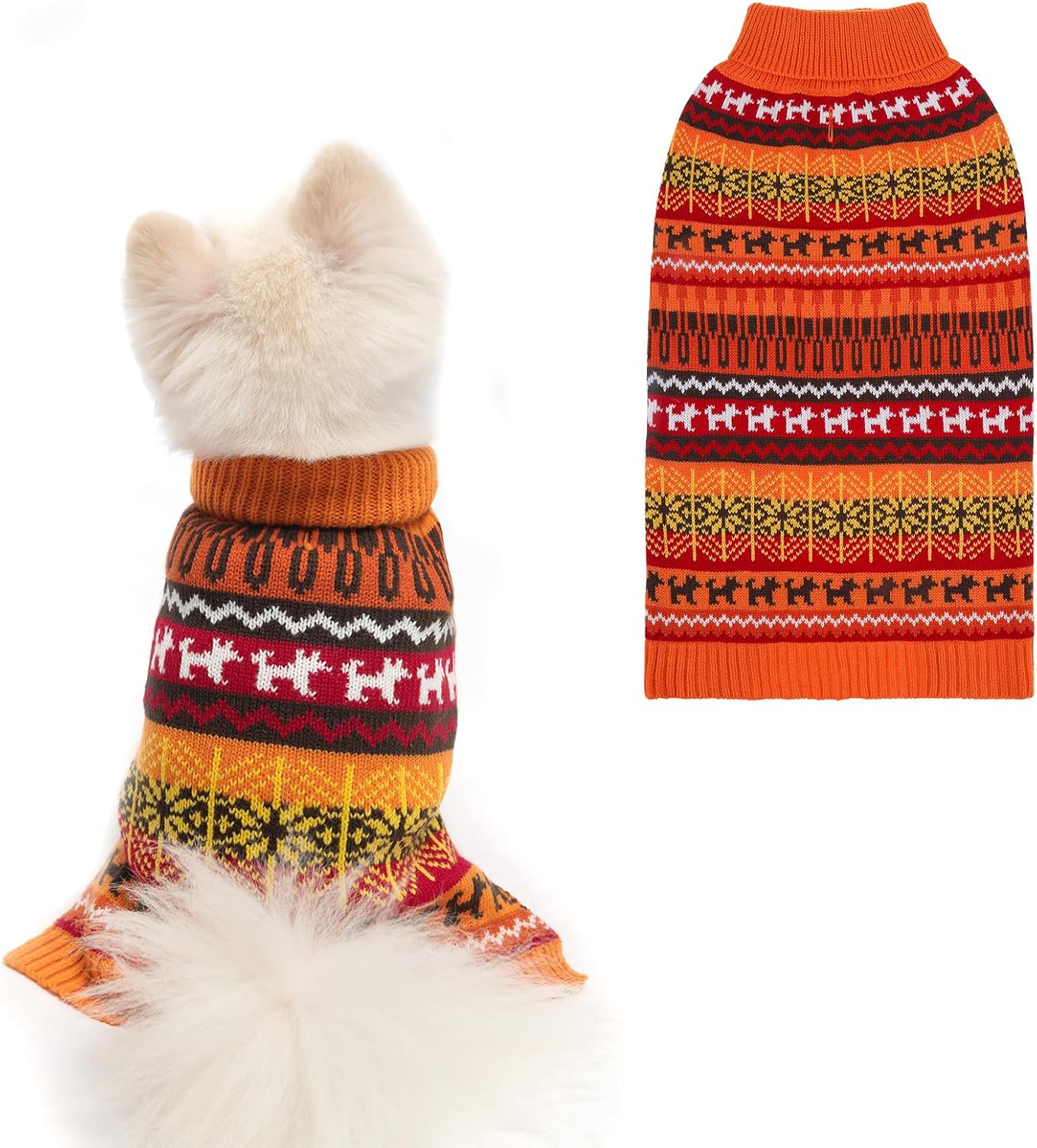 Mihachi Dog Sweater Winter Coat Apparel Clothes with