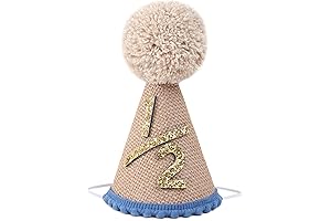 WAOUH 1/2 Birthday Boy Hat - Bow 1/2 Birthday Crown Hat