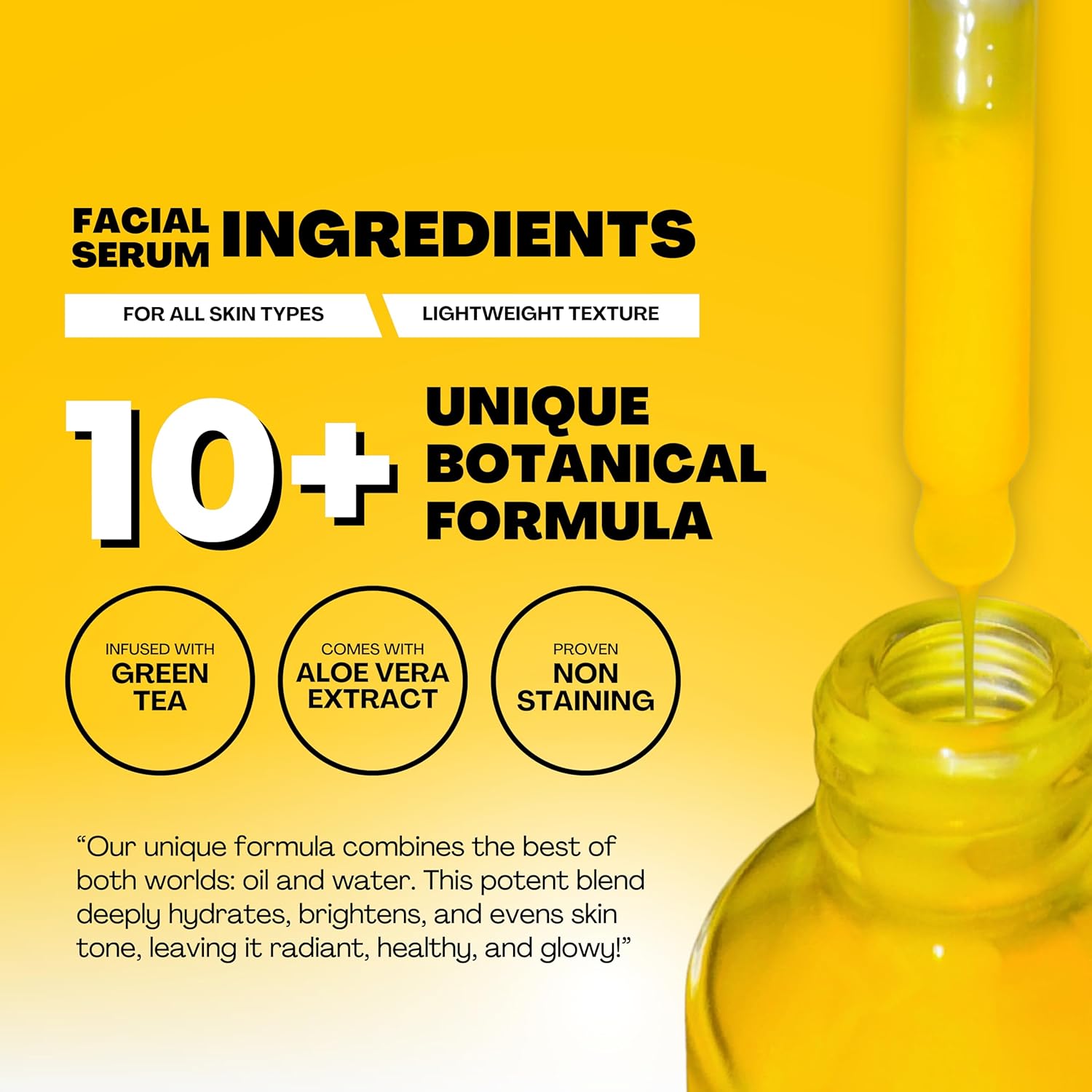 Kojic Acid & Turmeric Face Serum | Amla Fruit, Kojic Acid, Turmeric & Alpha Arbutin| 100% Natural | Glowing Skin Serum for Dark Spots - Turmeric Facial Serum, Acne, Evens Tone, Minimizes Pores (1 oz) - Image 3