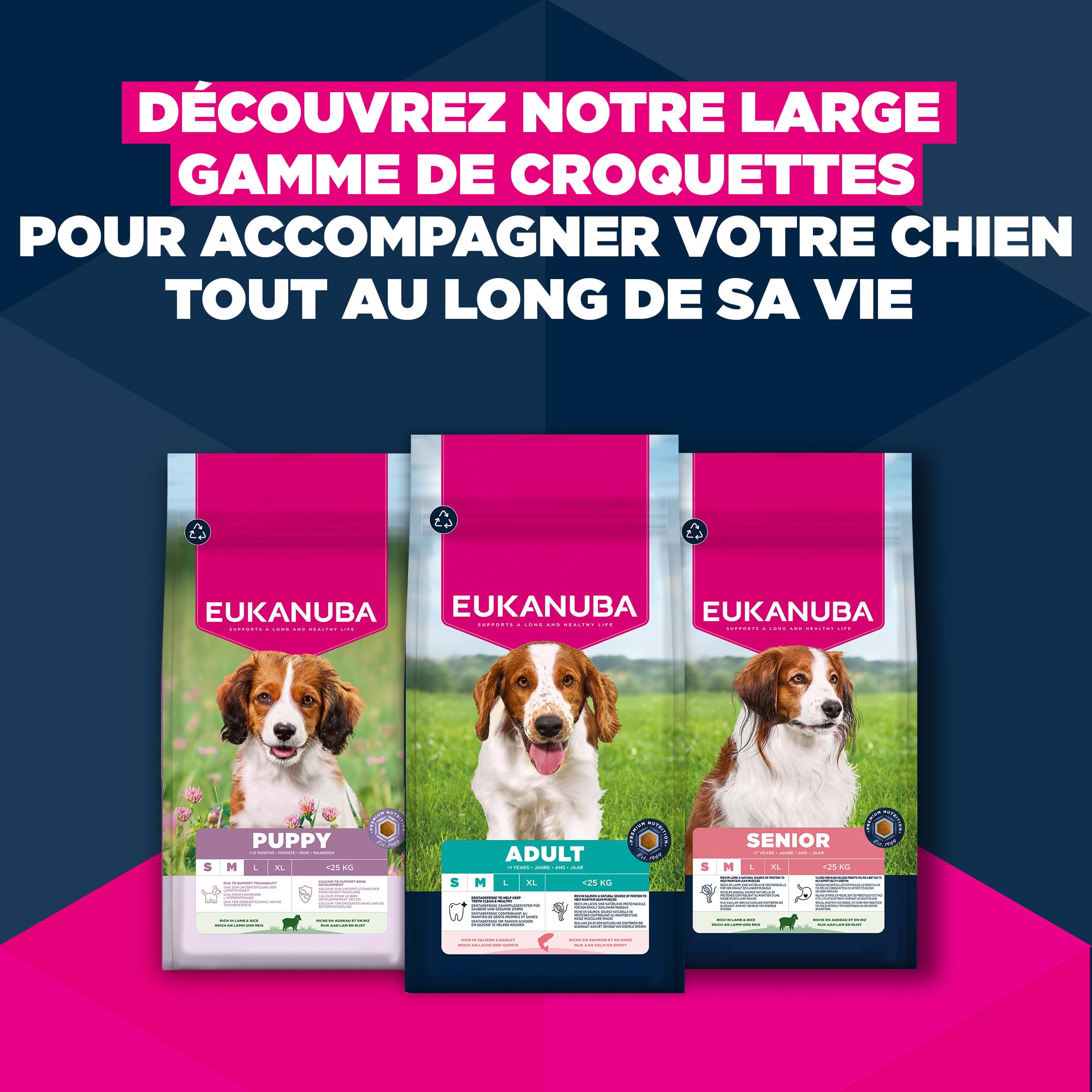 EUKANUBA Life Care Chiot Petite/Moyenne Race Agneau Riz 12 kg