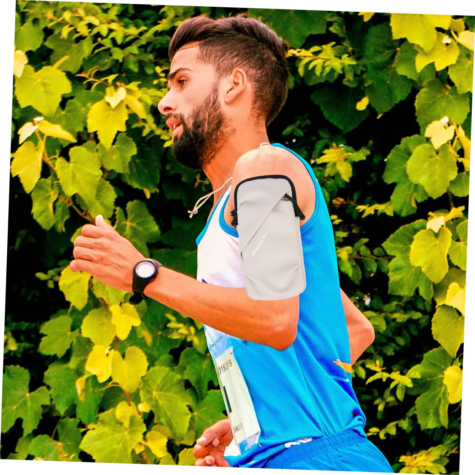 Uonlytech 3pezzi Per Braccio Pouch Elasticizzato Per Sportivi Telefono Per e Allenamento Per Smartphone